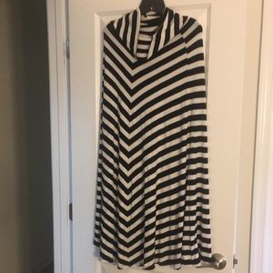 Black and white skirt